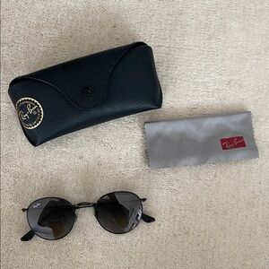 Ray-Ban Black Oval Sunglasses